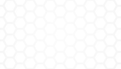 Abstract gray hexagon shapes decorated on white background, Vector Illustration