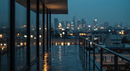 night view of the city