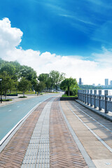 The road of City Park in China