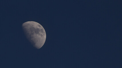 moon in the night sky