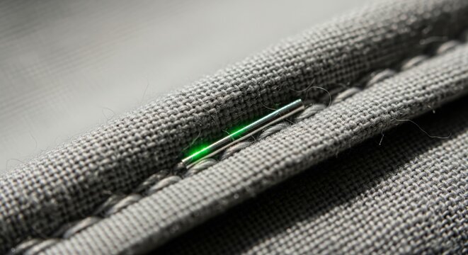 Macro Stitch with Embedded NFC Thread for Provenance