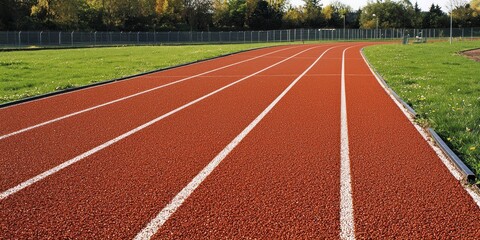 Fototapeta premium Running on a track