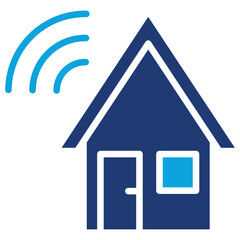 Smart Home Devices  mixed color icon