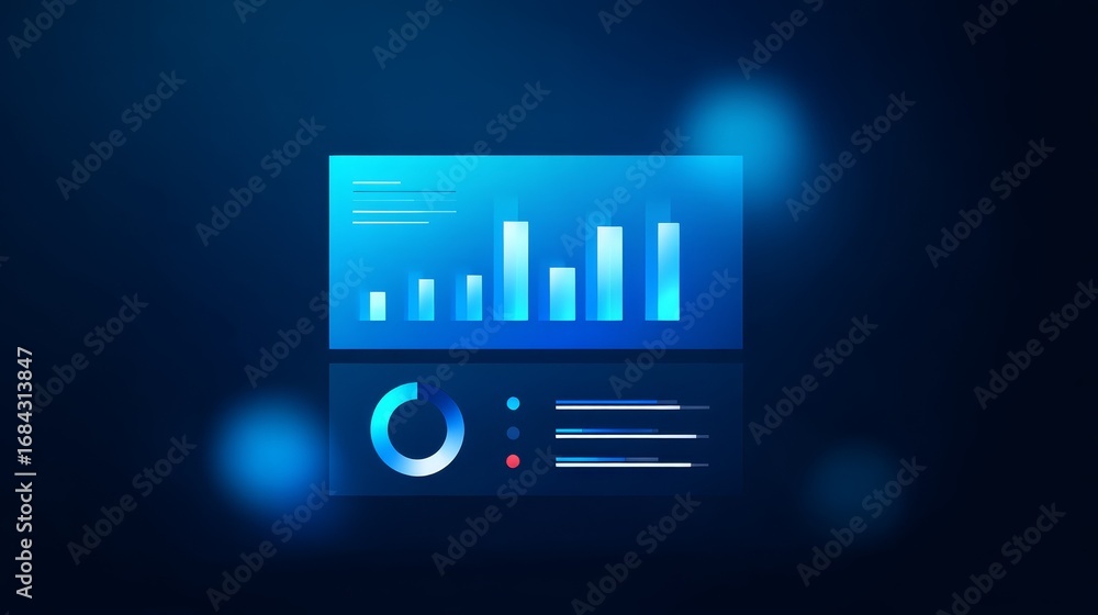 Poster boost your business with powerful data visualization, interactive bar charts and actionable insights