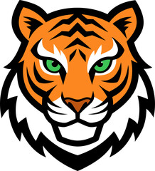Obraz premium tiger head vector