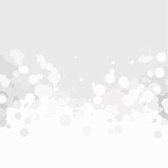 Abstract background with bokeh effect blurred defocused lights in white colors white bokeh lights on gray background
3