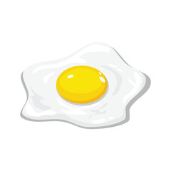 illustration a delicious omelette eggs