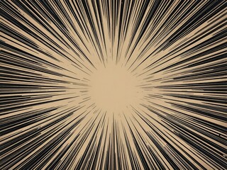Starburst radial lines on a neutral background