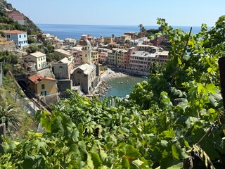 Italie , Cinque terre, Vernazza village typique de la Ligurie faisant partie des Cinque Terre