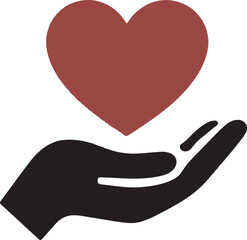 hand with heart
