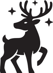 deer silhouette vector