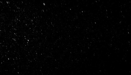 Fast Motion Blizzard Snow Streaks on Black Background