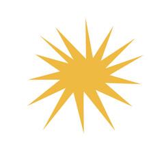 Comic Explosion Shape