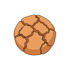 ghriba 2d vector illustration isolated white background