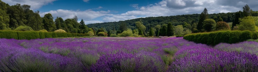 Lavender fields panoramas nature hdr 360 degrees