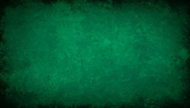 A deep, rich emerald green backdrop displays textured, mottled patterns.