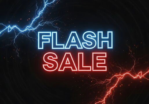 Flash Sale Neon Sign.