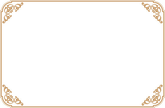 Elegant Gold Ornate Frame. 915