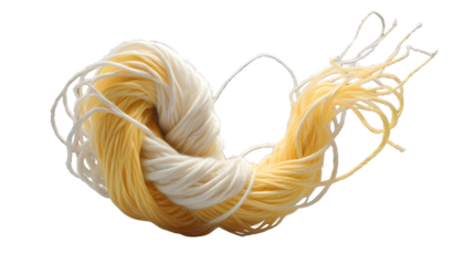 A textured ball of yarn displayed on a transparent surface, capturing the essence of a cozy, autumn Hygge lifestyle