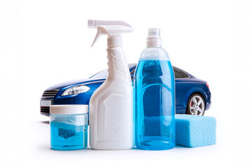Car care autochemistry products white