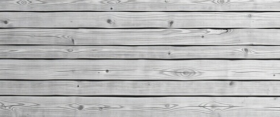 Fototapeta premium Seamless pattern of aged grey wood boardwalk planks, rustic texture, vintage wood, background