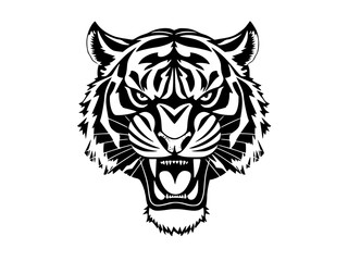 tiger head vector