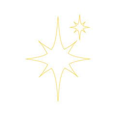 Obraz premium Line Sparkle Shape