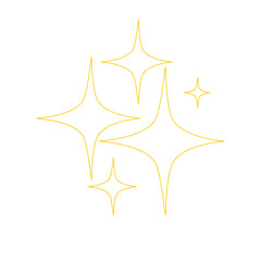 Obraz premium Line Sparkle Shape
