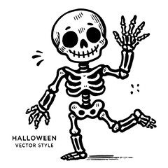 Zombie Head in Watercolor Vector Style – Spooky & Fun Halloween Design (2)