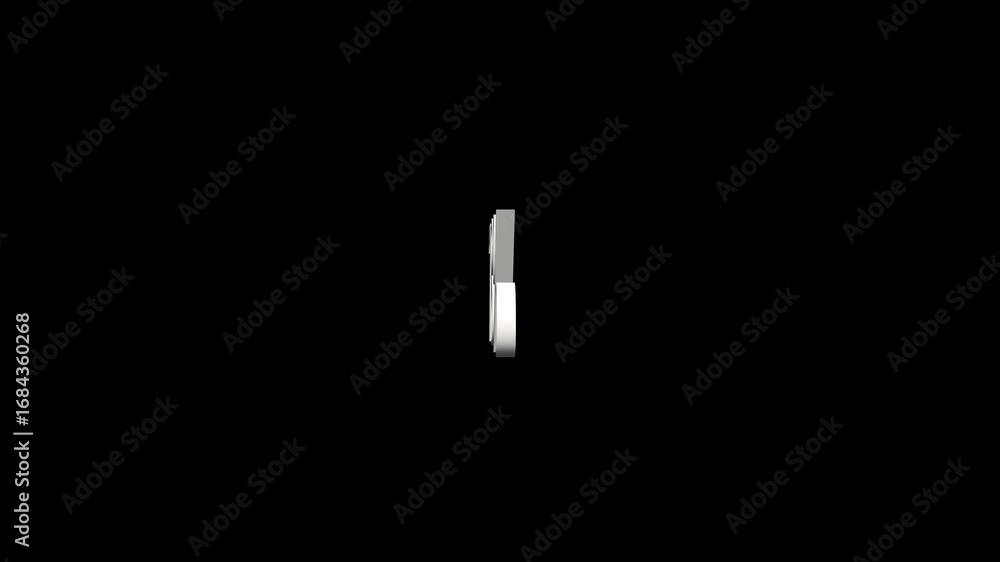 Aufkleber abstract 78% percentage text. 3d 78% percentage loop animation. 78 percentage 3d text rotation on bl