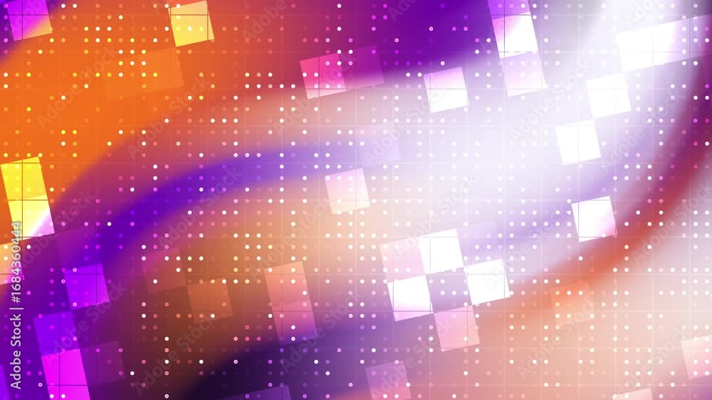 Poster abstract pattern with squares and colorful streaks suitable for backgrounds, digital designs, prints