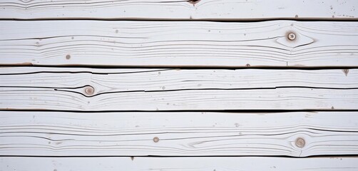 Naklejka premium Weathered white wood planks, showing age and texture, rustic background, background texture, planks