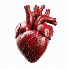 Cardiac Anatomy and Hemodynamic Function of the Human Heart with Coronary Vascularization