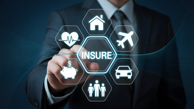 Professional offering diverse insurance options for family, health, and security