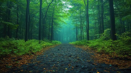 Obraz premium path in the woods