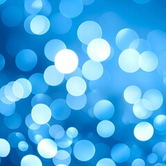 Blue bokeh background