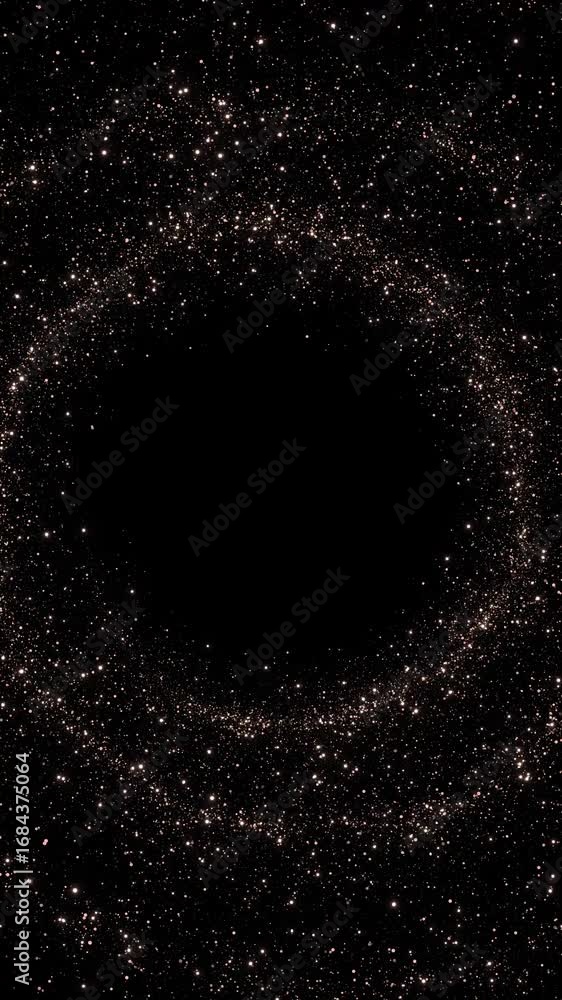 Aufkleber golden comet background tail glitter particles. winner screen. flare rotating. countdown screen for 