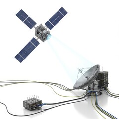 Satellite Communication System with Receiver and Transmitter Design