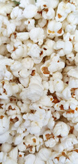 Bunch of salty popcorns texture