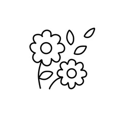 Hand drawn flower illustration