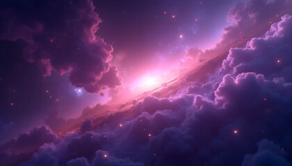 Ultra-detailed galaxy illustration, photorealistic cosmic scene in high resolution
