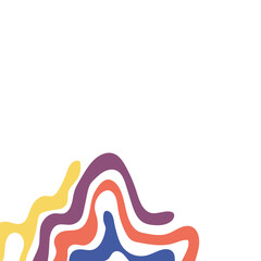 Corner Border Topography Pattern