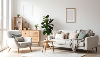 Relaxing Scandinavian room