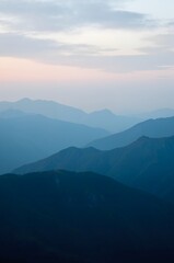 Fototapeta premium mountain landscape with fog