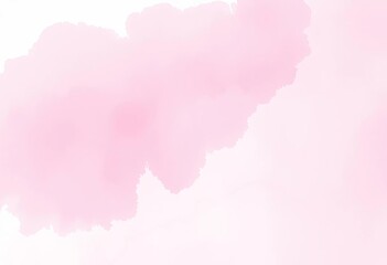 Obraz premium Abstract pink watercolor wash, soft texture ideal for invitations, delicate, liquid