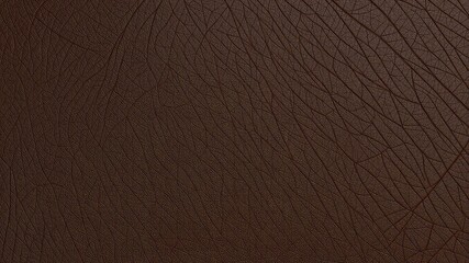 Fototapeta premium Abstract brown material texture background pattern exhibiting unique linear impressions throughout the surface for design purposes
