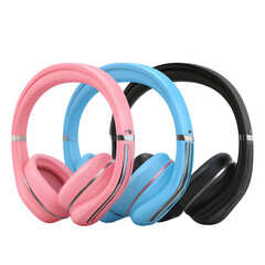 Stylish wireless headphones in diverse colors showcasing modern audio technology