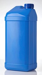 Blue plastic jug