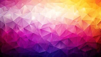 Obraz premium Vibrant geometric gradient background with polygonal texture
