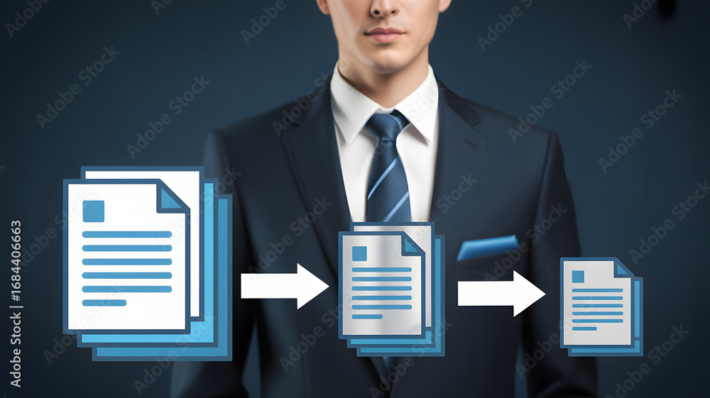 Poster streamline your documents with smart automation for business process